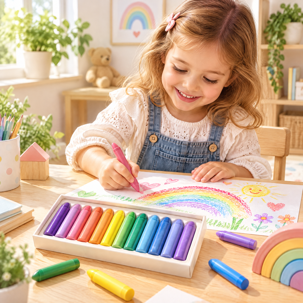 norvelmere™ Jumbo Rainbow Crayon Set