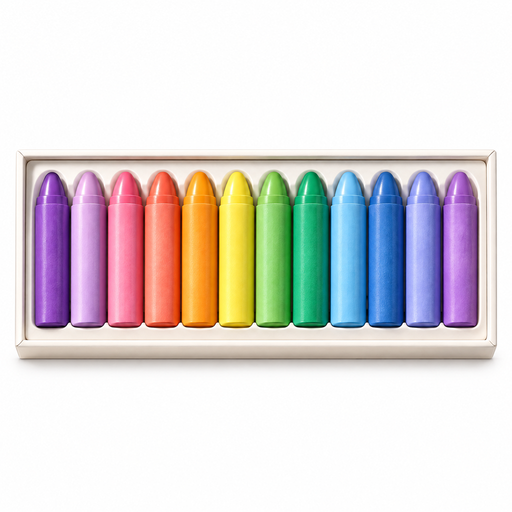 norvelmere™ Jumbo Rainbow Crayon Set