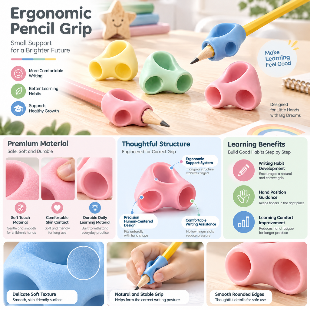 norvelmere™ Ergonomic Pencil Grip Set