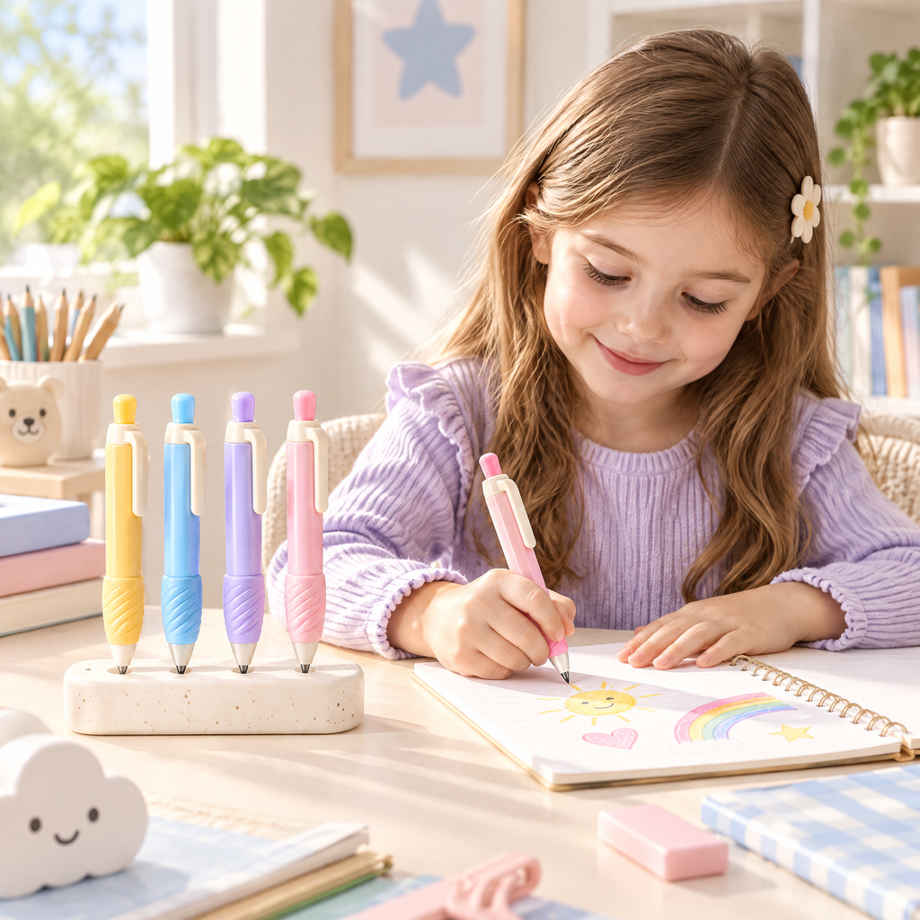 norvelmere™ Pastel Retractable Ballpoint Pen Set