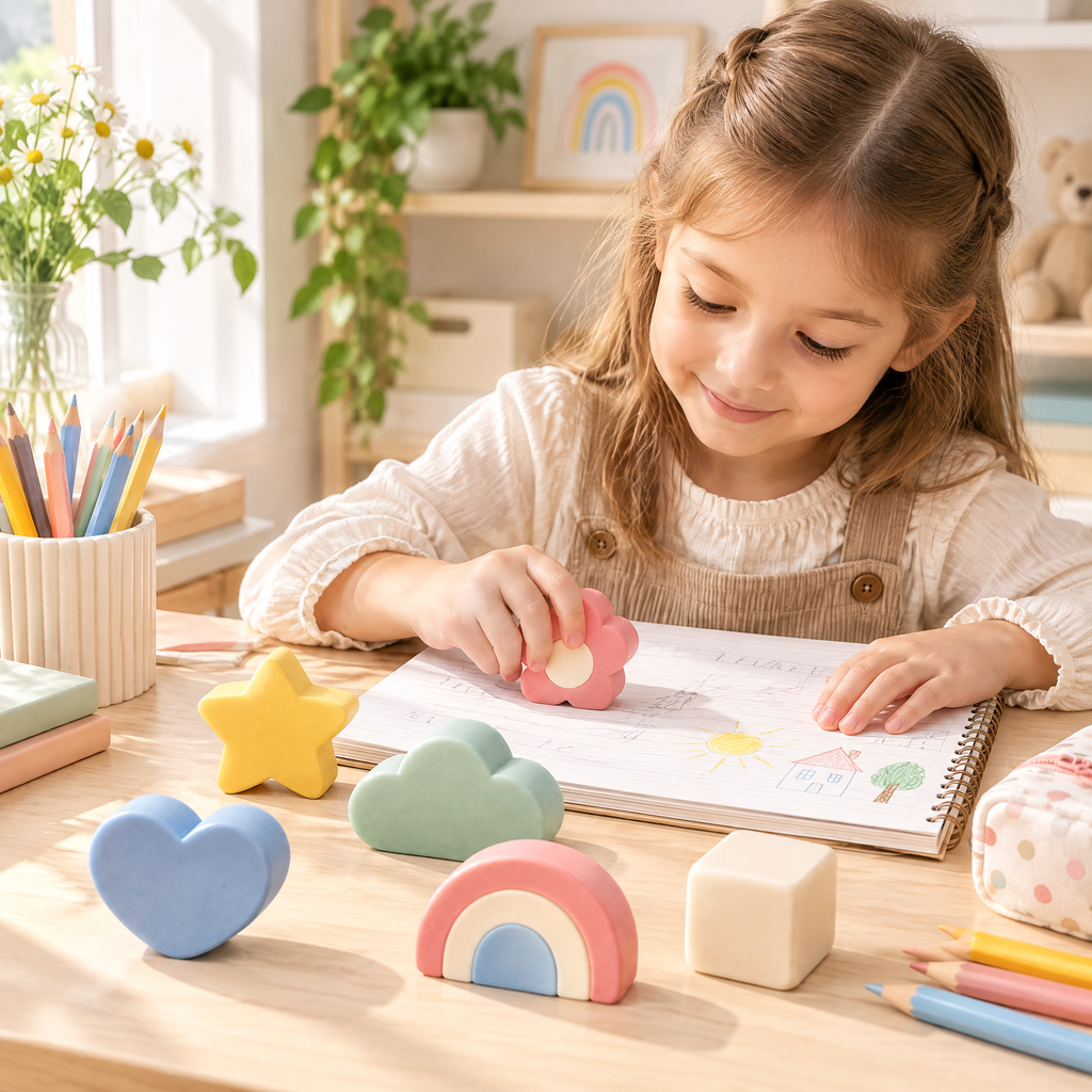 norvelmere™ Pastel Shape Eraser Set