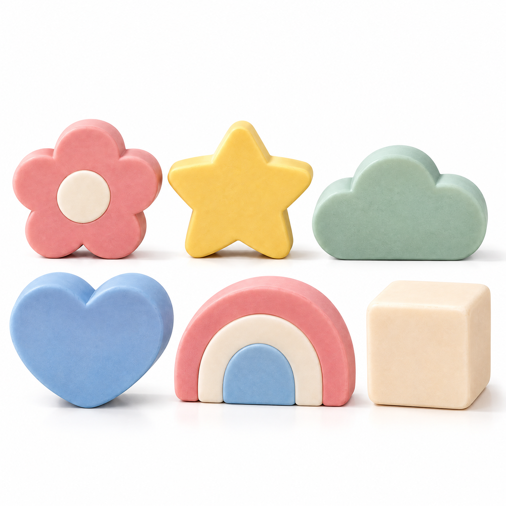 norvelmere™ Pastel Shape Eraser Set
