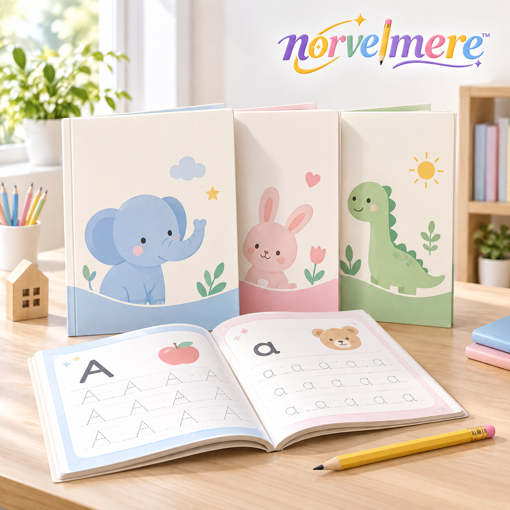 norvelmere™ Kids Handwriting Practice Workbook Set