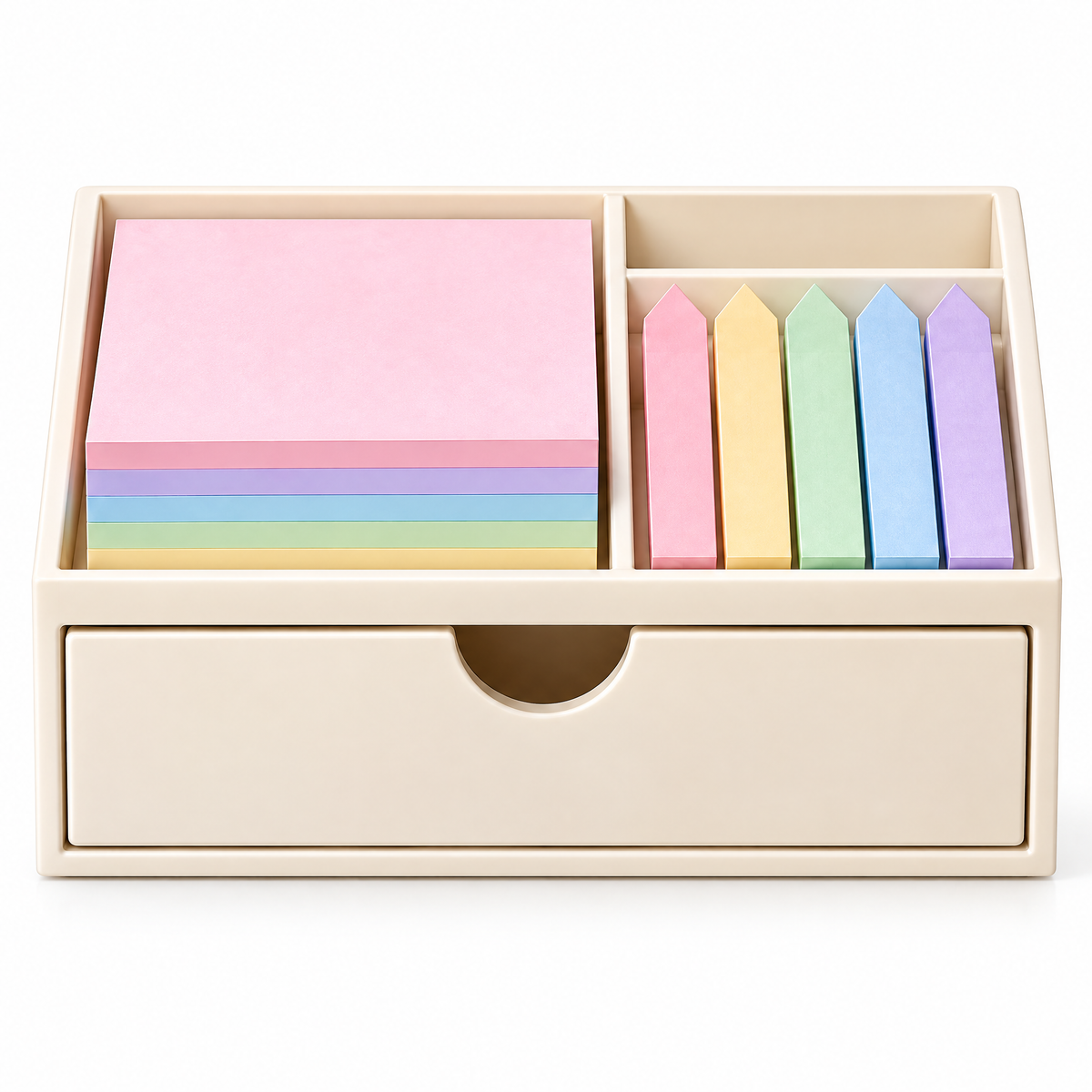 norvelmere™ Pastel Sticky Notes & Page Flags Set