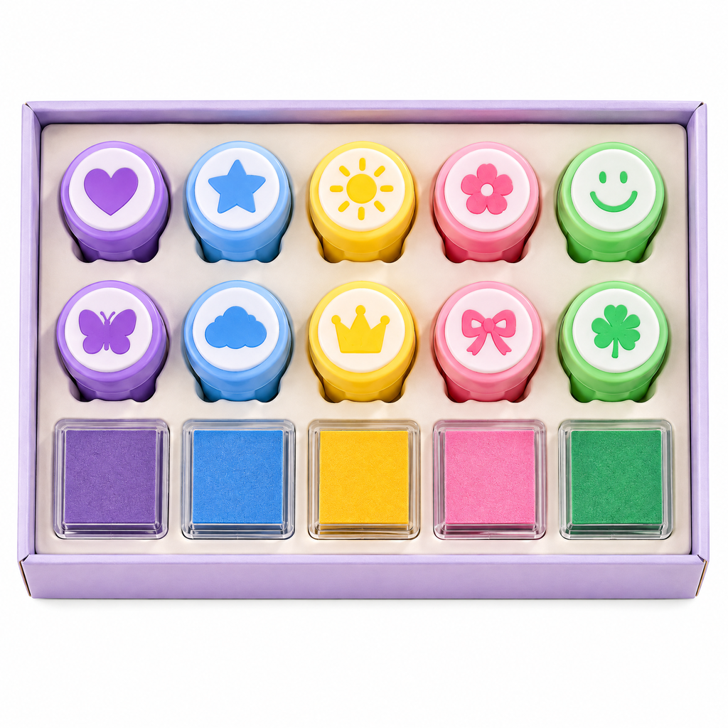 norvelmere™ Mini Stamp & Ink Pad Craft Set