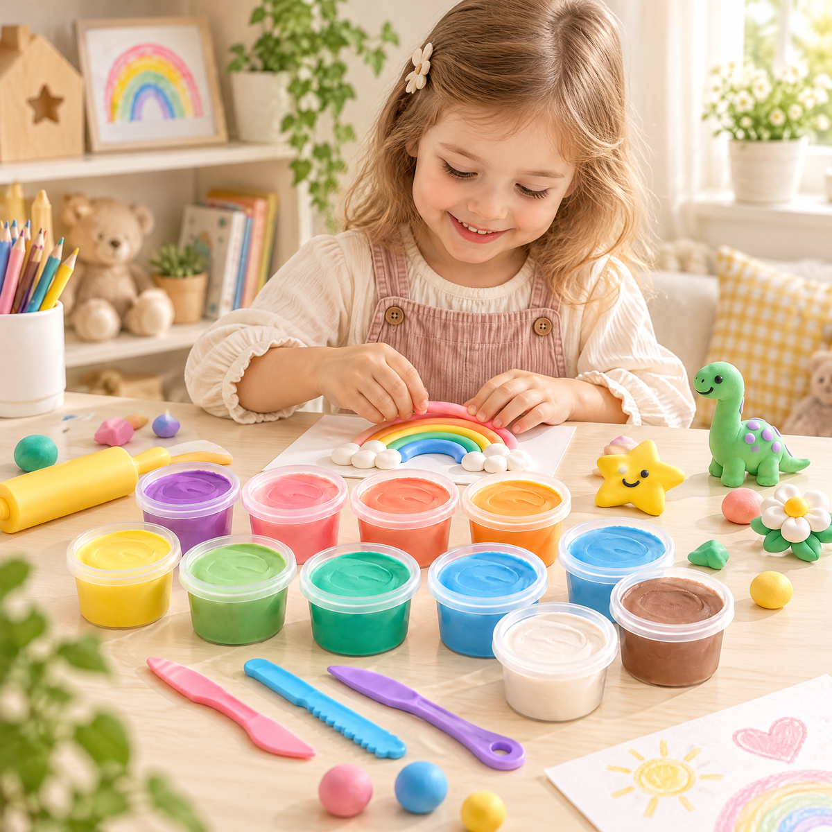 norvelmere™ Colorful Modeling Dough Play Set