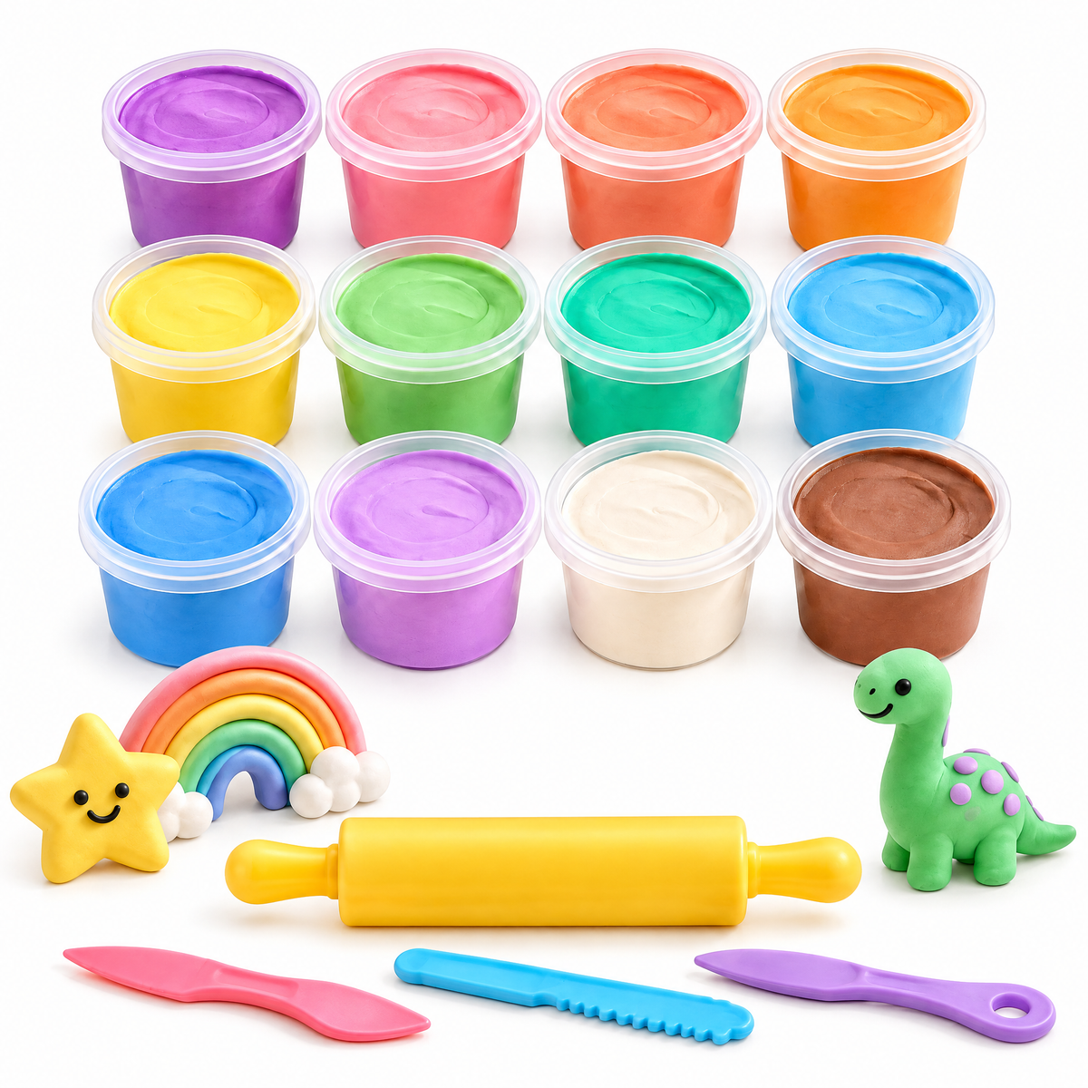 norvelmere™ Colorful Modeling Dough Play Set